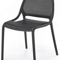 HALMAR Plastová židle K532 černá, CALVO