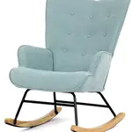 AUTRONIC houpací křeslo ušák AK-371 BLUE2 modré