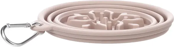 Flamingo Nino skladacia miska pre pomalšie jedenie 500 ml