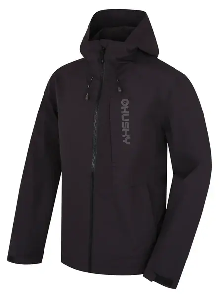 Husky Sita M S, black Pánská softshell bunda