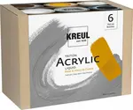 Sada akrylových barev Kreul Triton 6x750ml – Neutral Colors
