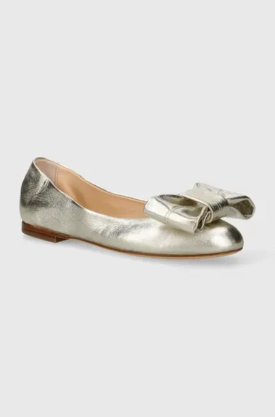 Kožené baleríny AGL Milly Ribbon