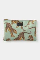Kosmetická taška WOUF Emerald Leopard 26 x 17 x 1 cm