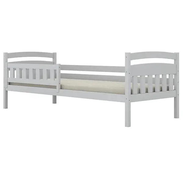 Postel Tosia standard + zábrana 90x180 bílá