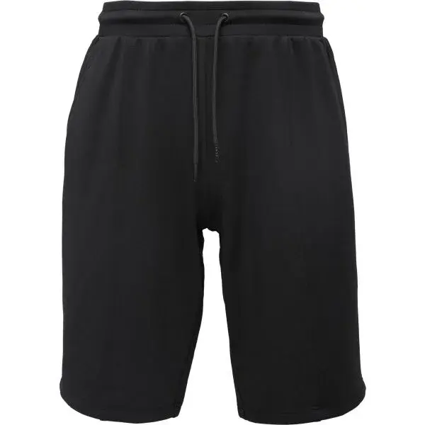 Willard BRANDUR Pohodlné pánské úpletové šortky, černá, velikost