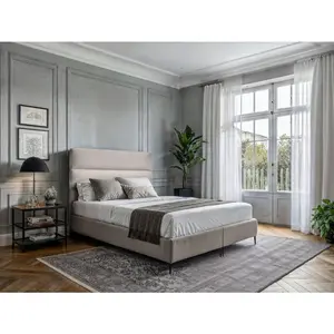 MID.YOU POSTEL BOXSPRING, 140/200 cm, krémová