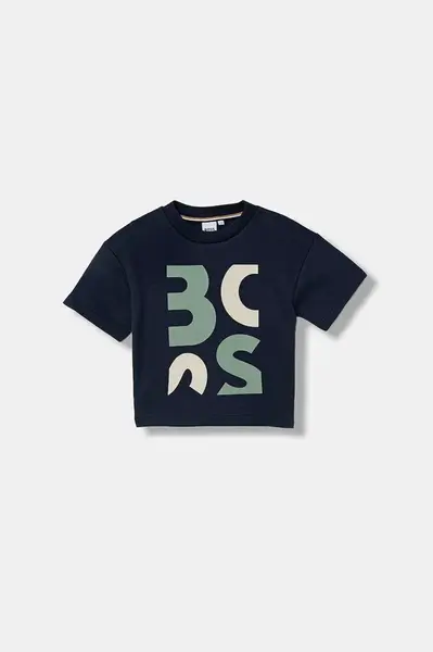 Dětské bavlněné tričko BOSS