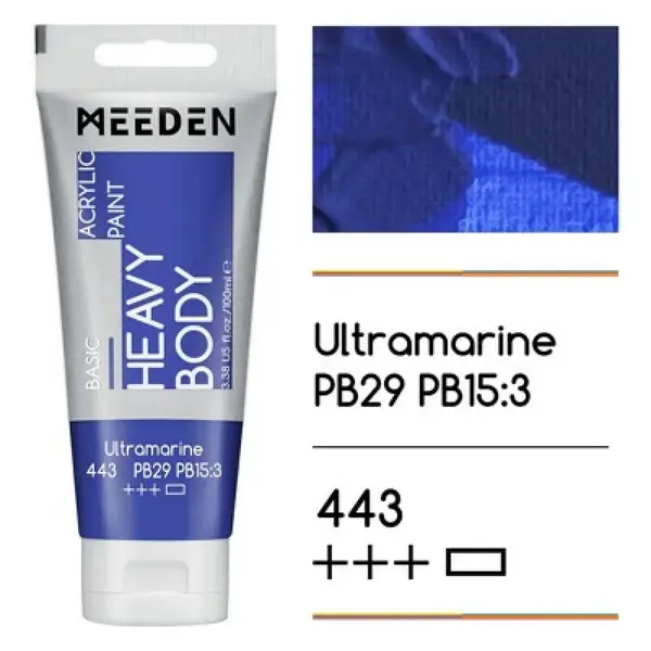 Akrylová barva Meeden 100ml – 443 Ultramarine