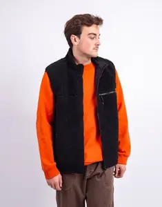 Gramicci Reversible Sherpa Vest CHARCOAL/BLACK M