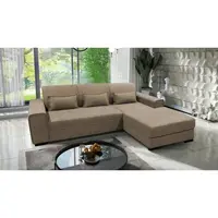 MID.YOU ROHOVÁ SEDAČKA, textil, šedohnědá