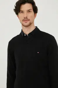 Tommy Hilfiger Svetr s příměsí kašmíru Tommy Hilfiger