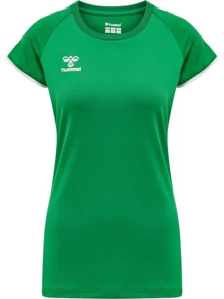 Hummel Funkčné tričko  trávovo zelená / biela