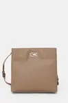 Kabelka Calvin Klein hnědá barva, K60K613137