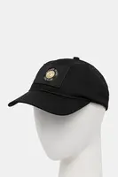 Bavlněná baseballová čepice Versace Jeans Couture černá barva, 77GAZK43 ZG304