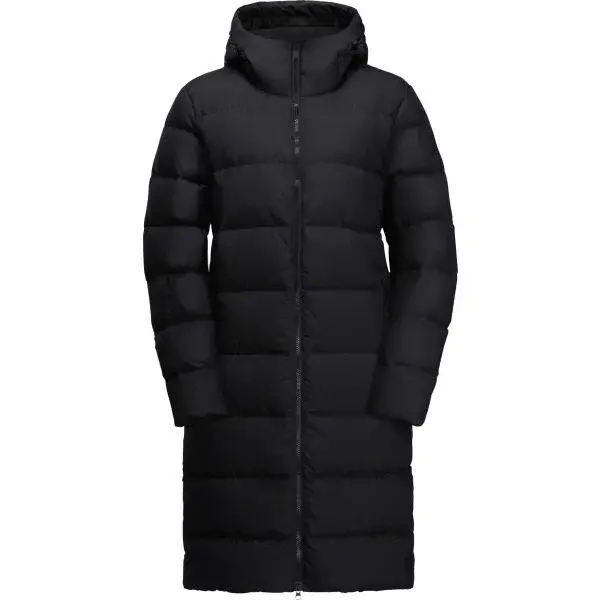 Jack Wolfskin FROZEN PALACE COAT W RDS Dámský zimní kabát, černá, velikost