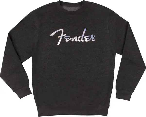 Fender Galaxy Logo Crewneck Sweatshirt Charcoal Heather L