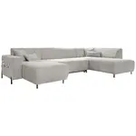 MID.YOU SEDACÍ SOUPRAVA, textil, béžová