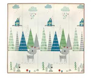 Milly Mally Milly Mally Skládací pěnová podložka, 197 x 177cm - Play Deer