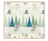 Milly Mally Skladacia penová podložka, 197 x 177cm - Play Deer