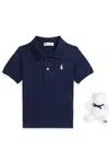 Dětské polo tričko Polo Ralph Lauren tmavomodrá barva, 320940294001