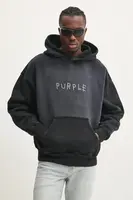 Bavlněná mikina PURPLE BRAND HWT FLEECE PO HOODY