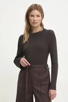 Svetr Answear.LAB dámský, hnědá barva, lehký