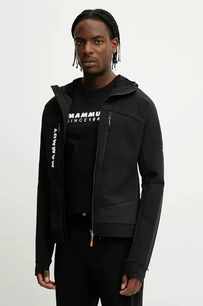 Outdoorová bunda Mammut Aenergy SO Hybrid černá barva