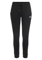 LONSDALE Nohavice 'Weycroft'  čierna / biela