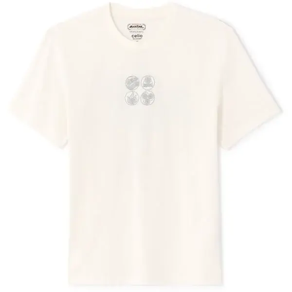 CELIO LMEAVA Pánské tričko, bílá, velikost