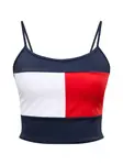 Tommy Hilfiger Underwear Bikinový top  modrá / červená / biela