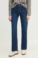 Džíny Pepe Jeans STRAIGHT JEANS HW ROBYN dámské, high waist, PL204901EF1
