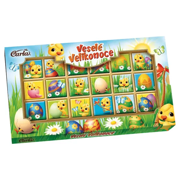 CARLA Neapolitánky mléčné Velikonoce 90 g