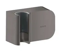 Axor One - Nástenné kolienko s držiakom, kefovaný čierny chróm 45723340