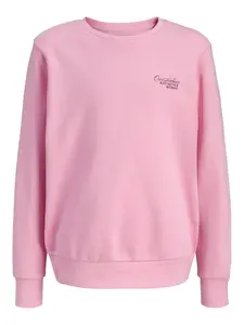 Jack & Jones Junior Mikina 'Roar'  rosé / čierna