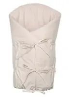 Baby Nellys Klasická retro zavinovačka NATURE šněrovací s výplní - béžová