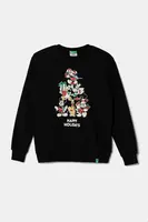 Mikina United Colors of Benetton černá barva, s potiskem, 3J73C10LD