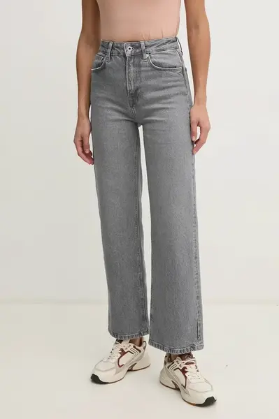 Džíny Pepe Jeans STRAIGHT JEANS UHW LEXA dámské, high waist, PL204731UN0