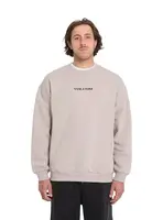 Volcom pánská mikina Stone Crew Bark Brown | Hnědá | Velikost XL