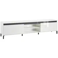Xora NÍZKÁ KOMODA, bílá, vysoce lesklá bílá, 200/50/40 cm