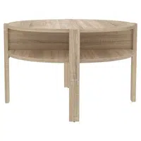 Hom`in KONFERENČNÍ STOLEK, Sonoma dub, kompozitní dřevo, 74,4/74,4/45,5 cm