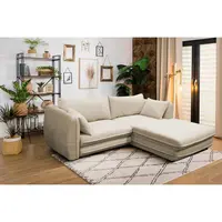 MID.YOU ROHOVÁ SEDAČKA, textil, béžová