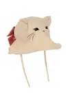 Dětský bavlněný klobouk Konges Sløjd VERBENA BOW KITTY SUN HAT