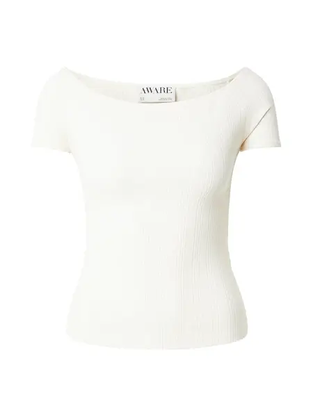 Aware Tričko 'AWVERDE'  slonová kosť