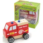 HM Studio Study Wood Hasiči skladacie auto