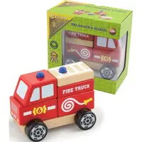 HM Studio Study Wood Hasiči skladacie auto