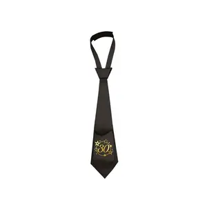 Guirca Kravata 30 čierno-zlatá 40cm