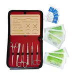 Súprava na výcvik šitia s modelom kože 6 nástrojov
