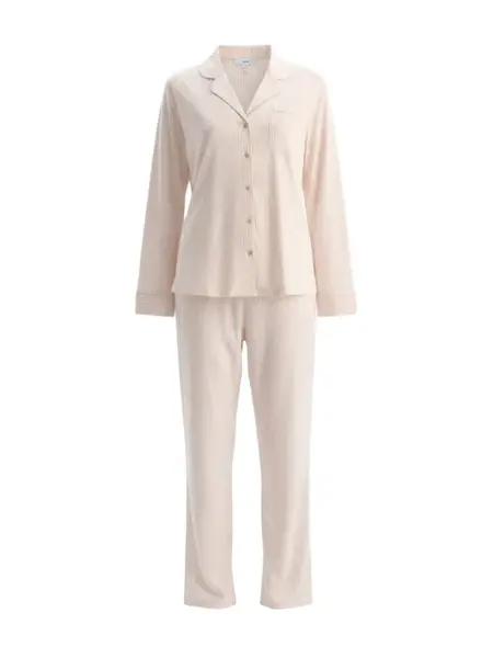 Dagi Pyžamo  béžová / biela