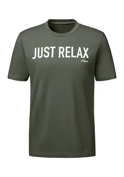 s.Oliver Tričko  kaki / biela