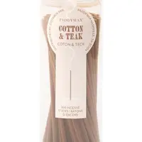 Sada vonných kadidel Paddywax Cotton & Teak 100-pack